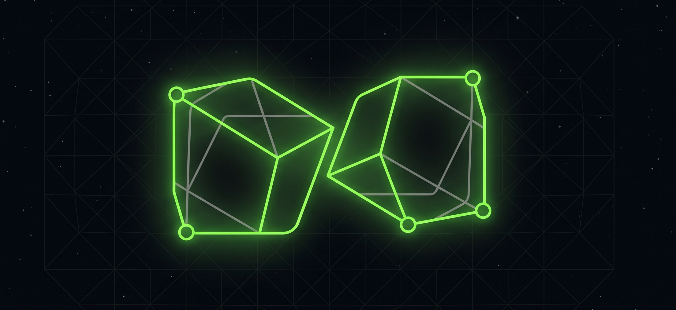 Two abstract blocks that look aligned but have a small hidden gap between them